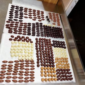 bonbons enrobés (écrins)